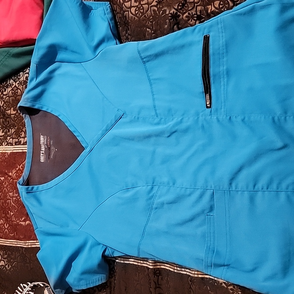 Grey's Anatomy Blue scrub top